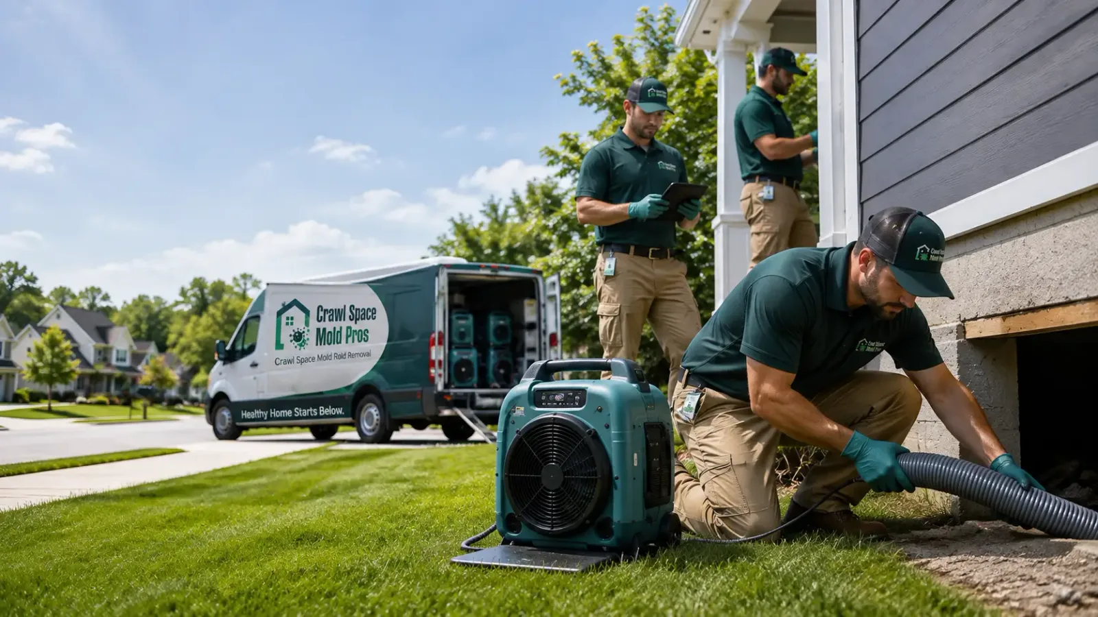 Crawl Space Mold Removal in Grand Island, NE